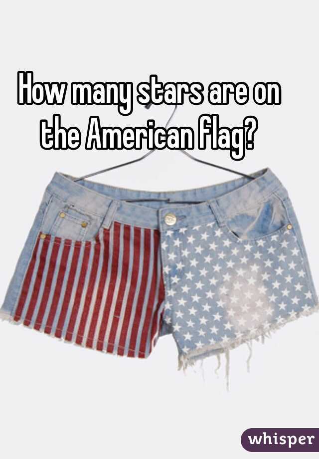 How many stars are on the American flag?
