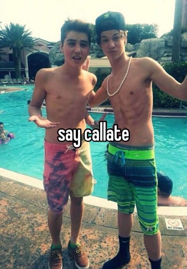 say-callate