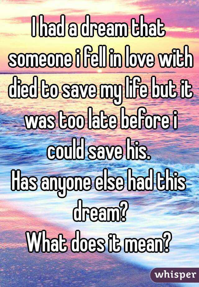 What does it mean when someone dies in a dream?
