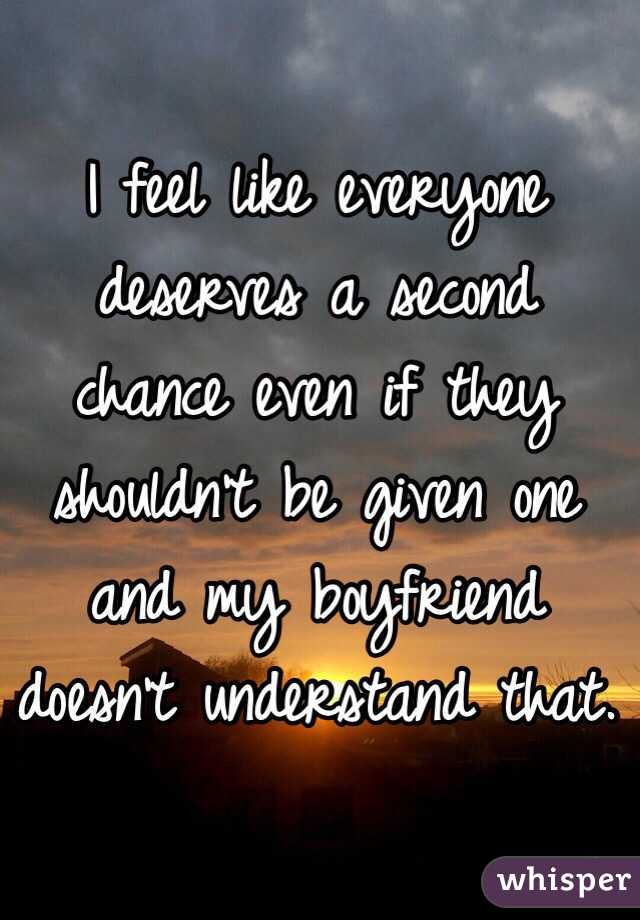 😍 Does everyone deserve a second chance. Why everyone deserves a second ...