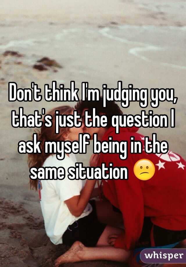 Don't think I'm judging you, that's just the question I ask myself being in the same situation 😕