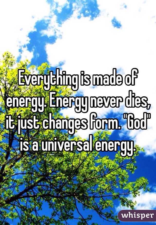 Image result for “God is a universal energy.”