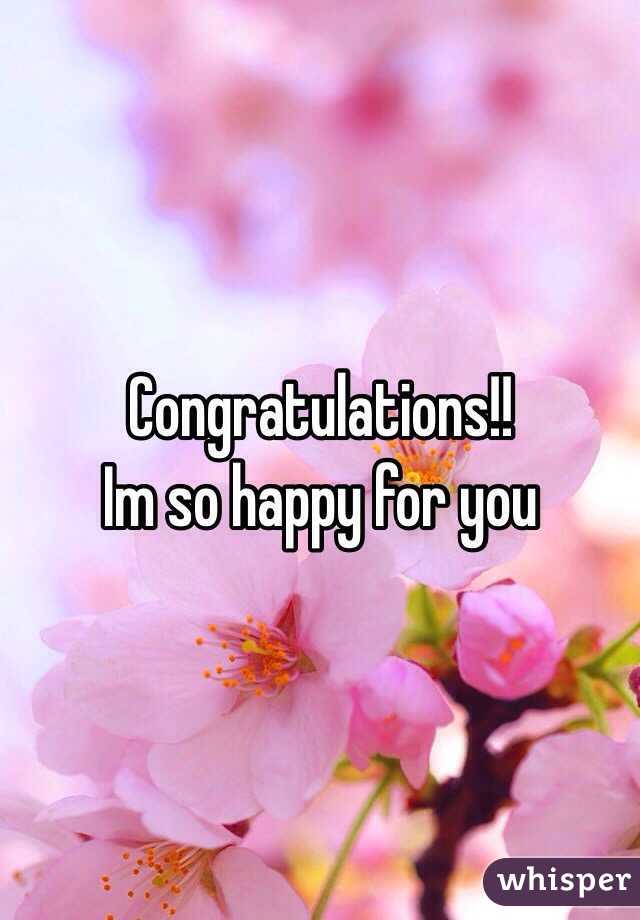 Congratulations!! 
Im so happy for you