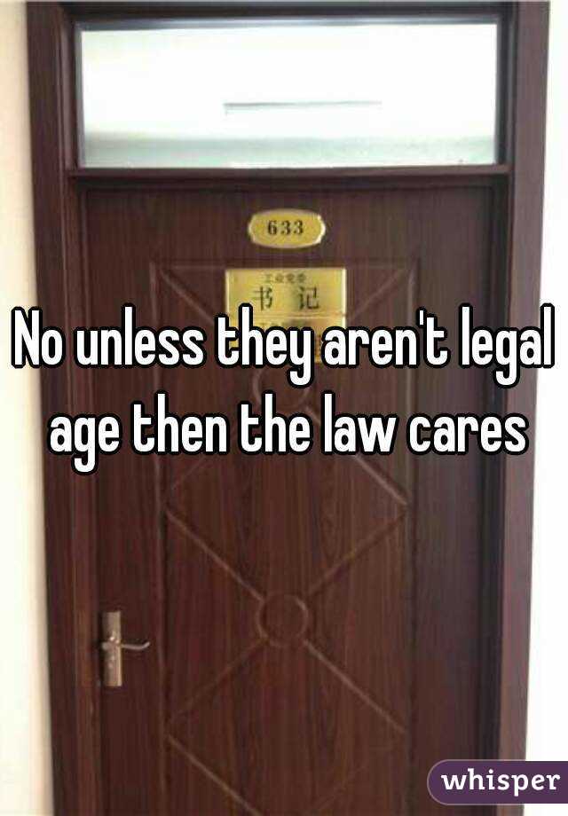 No unless they aren't legal age then the law cares