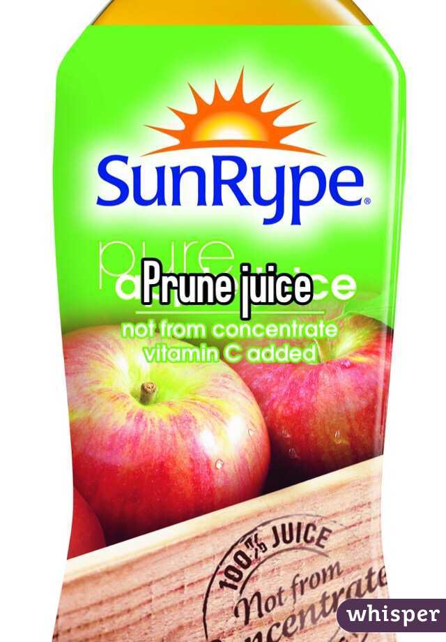 Prune juice 