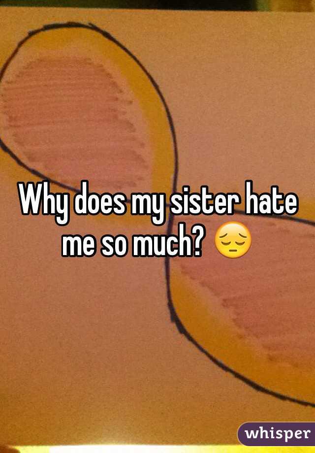 Sisters Hating Each Other