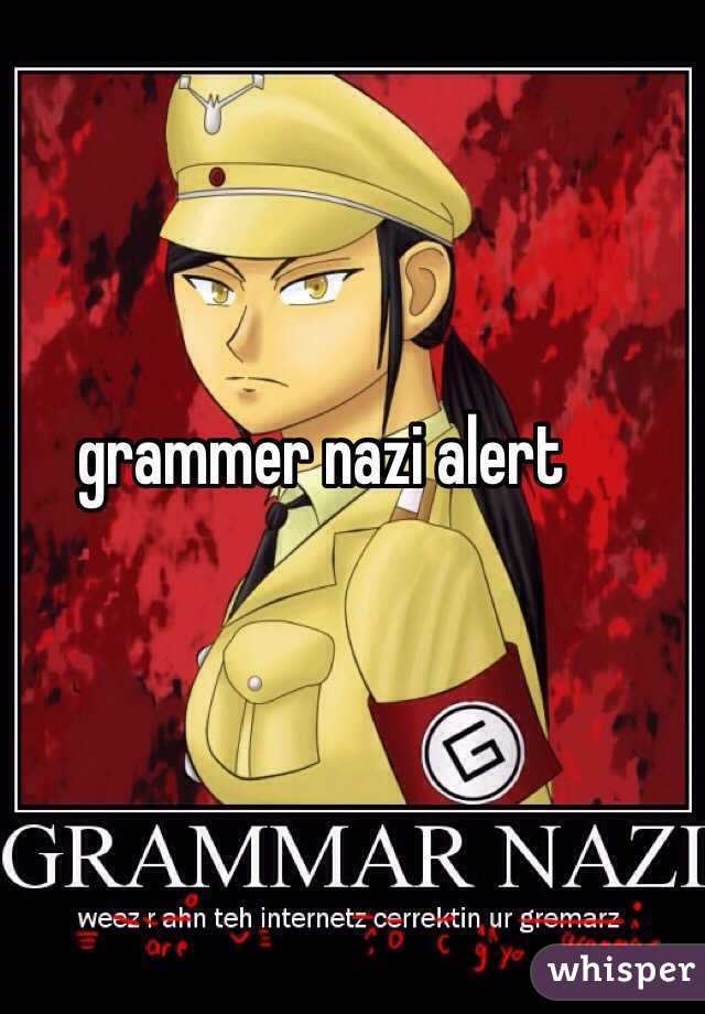 grammer nazi alert