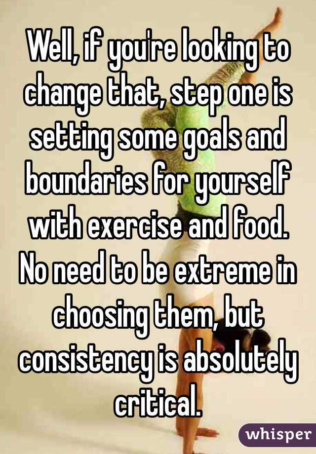 Well, if you're looking to change that, step one is setting some goals and boundaries for yourself with exercise and food.
No need to be extreme in choosing them, but consistency is absolutely critical.