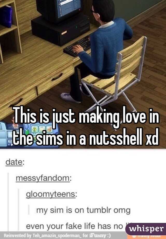 This is just making love in the sims in a nutsshell xd
