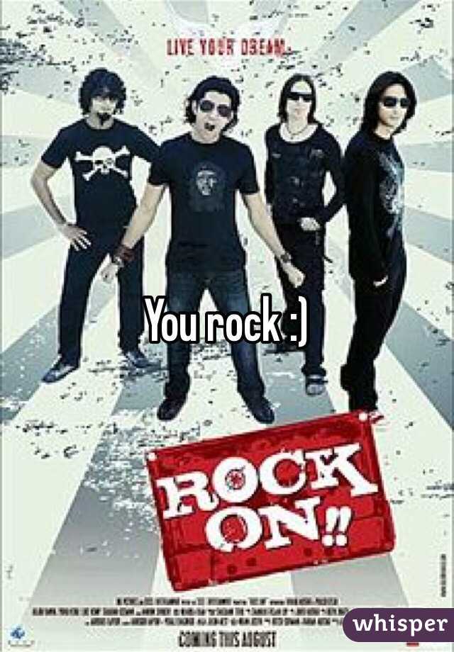 You rock :)