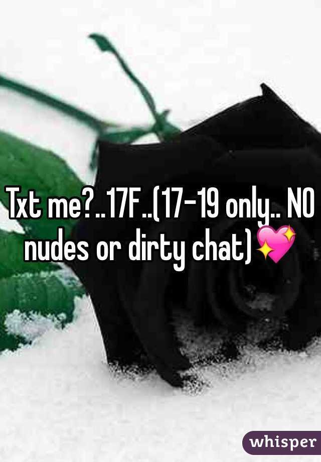 Txt me?..17F..(17-19 only.. NO nudes or dirty chat)💖