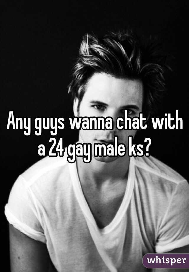 Any guys wanna chat with a 24 gay male ks? 