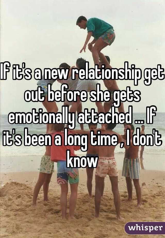 If it's a new relationship get out before she gets emotionally attached ... If it's been a long time , I don't know 