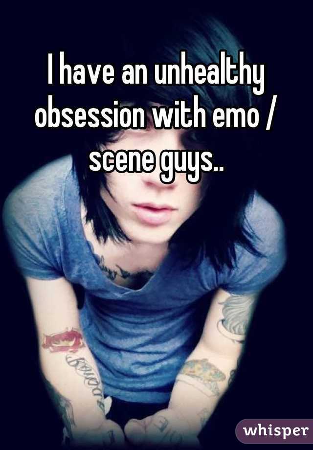 I have an unhealthy obsession with emo / scene guys..