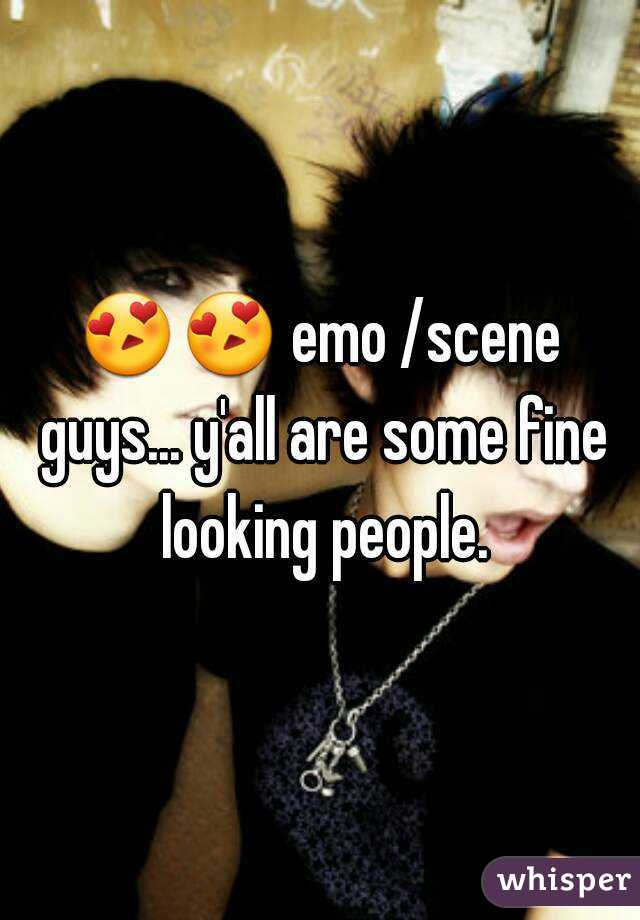 😍😍 emo /scene guys... y'all are some fine looking people.