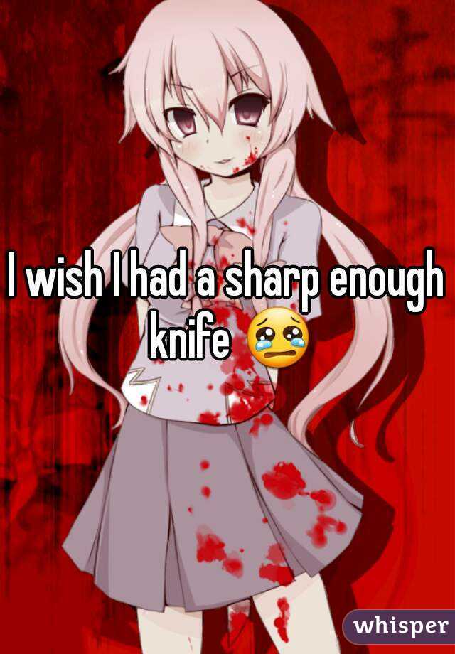 I wish I had a sharp enough knife 😢