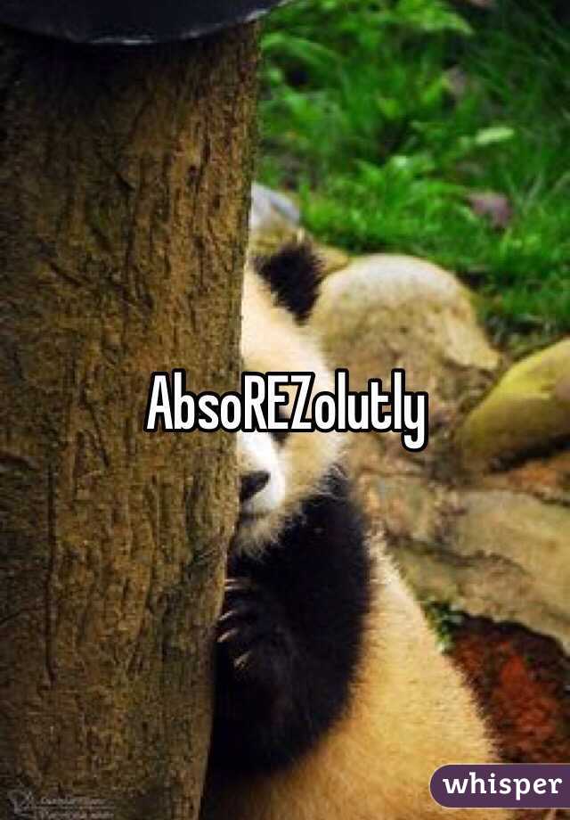 AbsoREZolutly