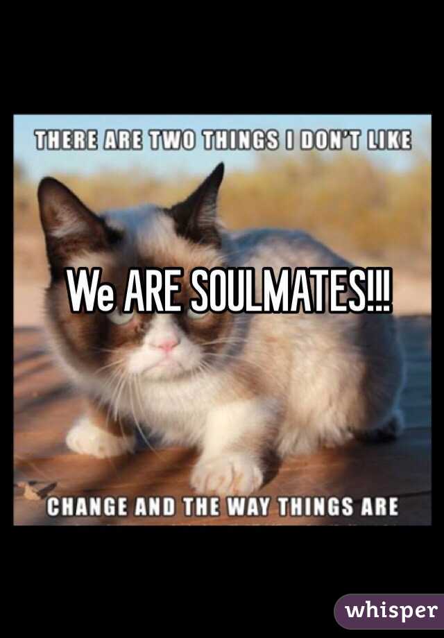 We ARE SOULMATES!!!