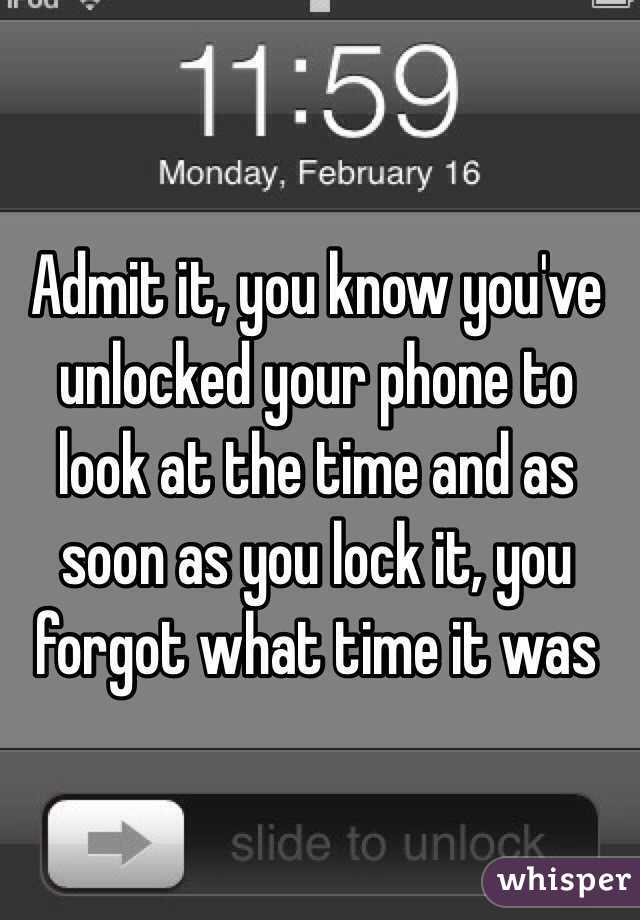 Admit it, you know you've unlocked your phone to look at the time and as soon as you lock it, you forgot what time it was