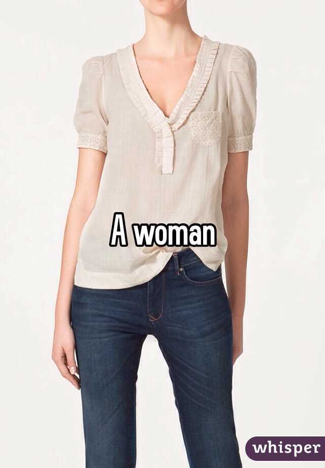 A woman 