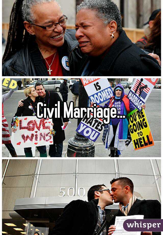 Civil Marriage...