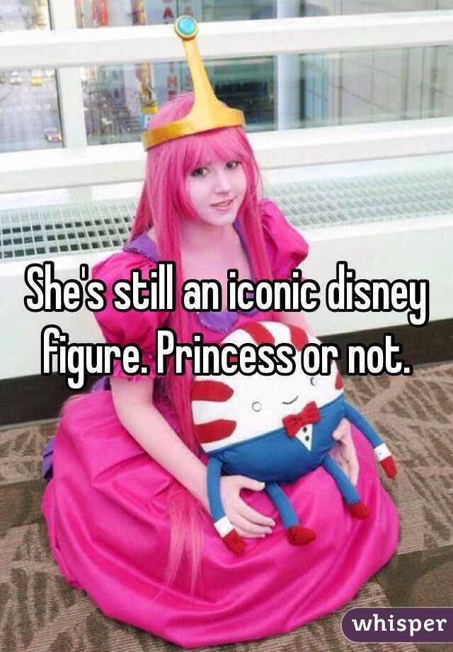 She's still an iconic disney figure. Princess or not.