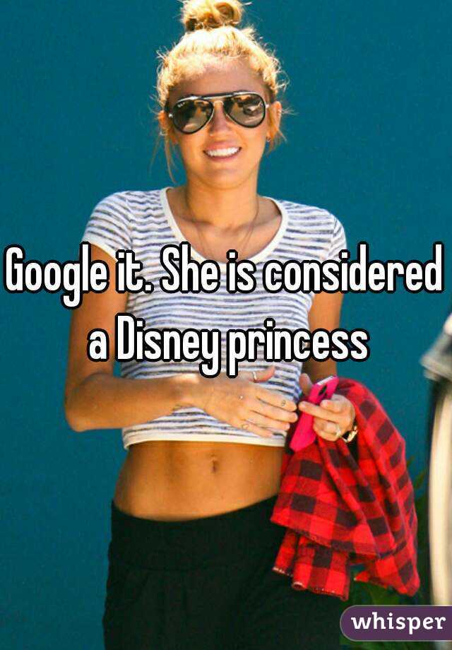 Google it. She is considered a Disney princess