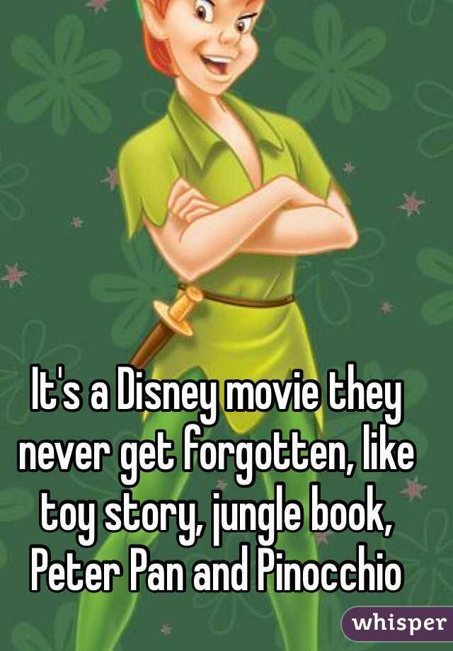 It's a Disney movie they never get forgotten, like toy story, jungle book, Peter Pan and Pinocchio 