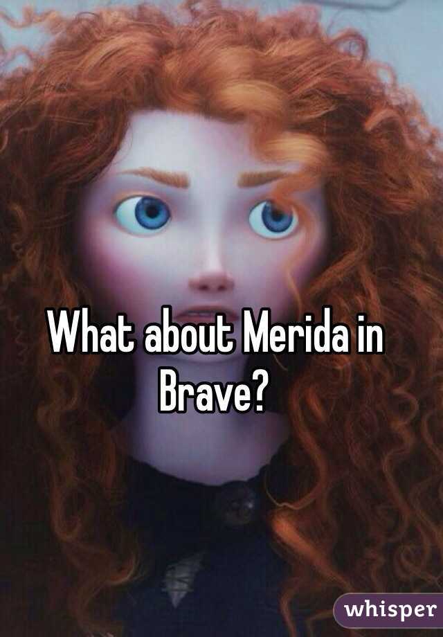 What about Merida in Brave?