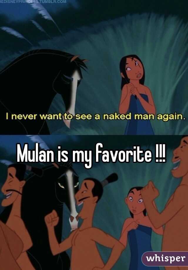 Mulan is my favorite !!!
