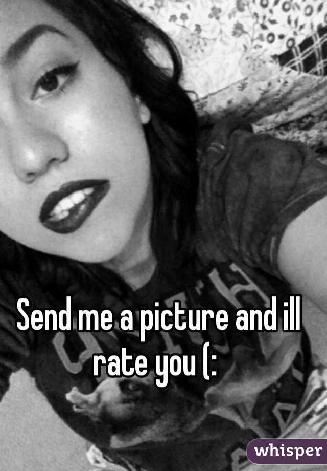 Send me a picture and ill rate you (: 