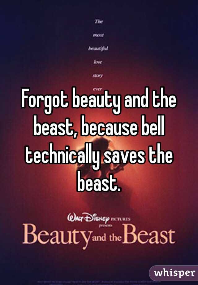 Forgot beauty and the beast, because bell technically saves the beast.  
