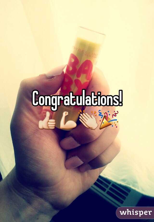 Congratulations! 
👍💪👏🎉