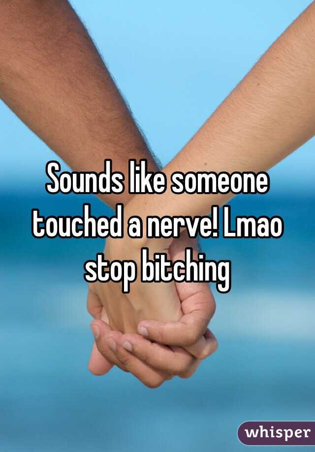 Sounds like someone touched a nerve! Lmao stop bitching 
