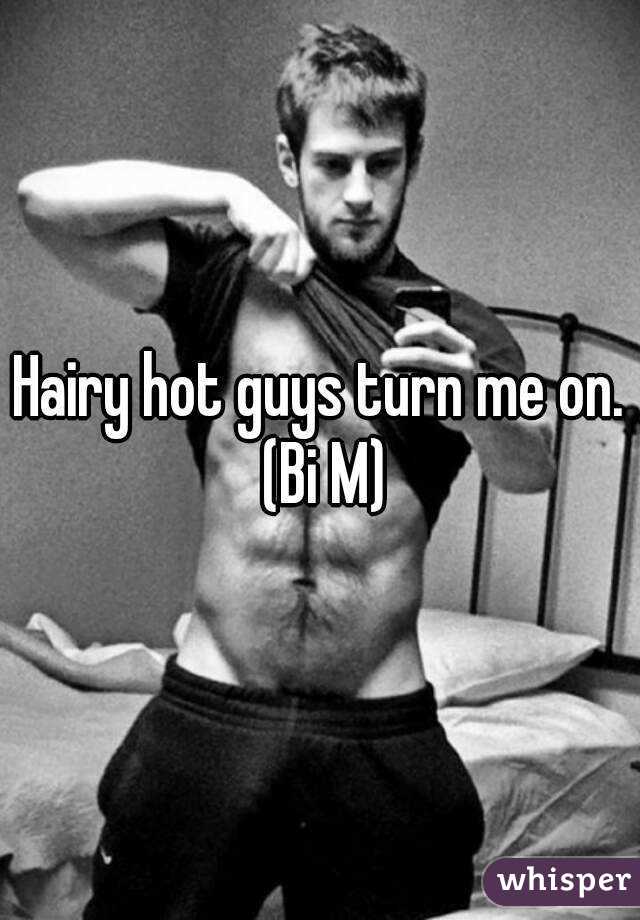 Hairy hot guys turn me on. (Bi M)
