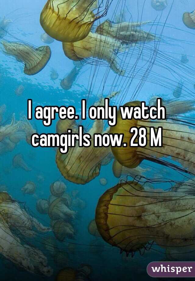 I agree. I only watch camgirls now. 28 M