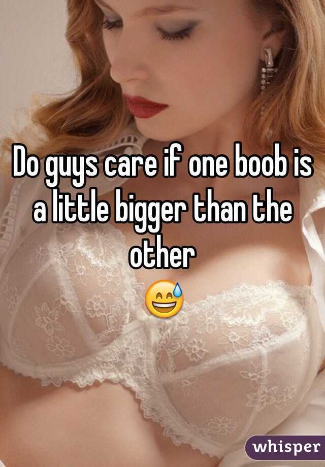 One Boob Is Bigger 18