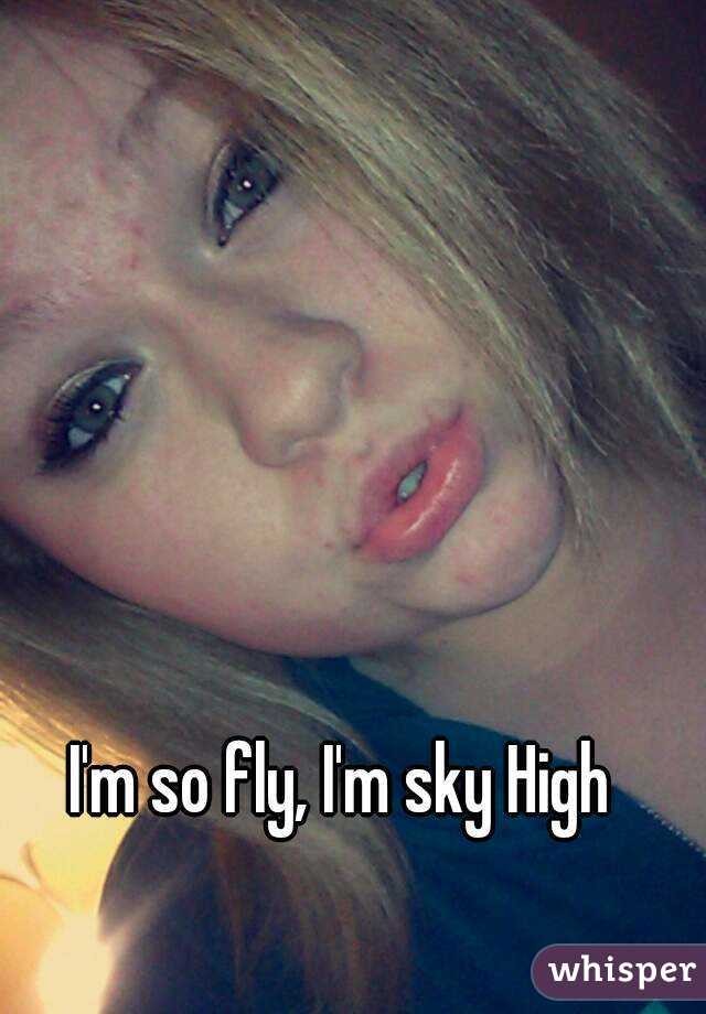 I'm so fly, I'm sky High