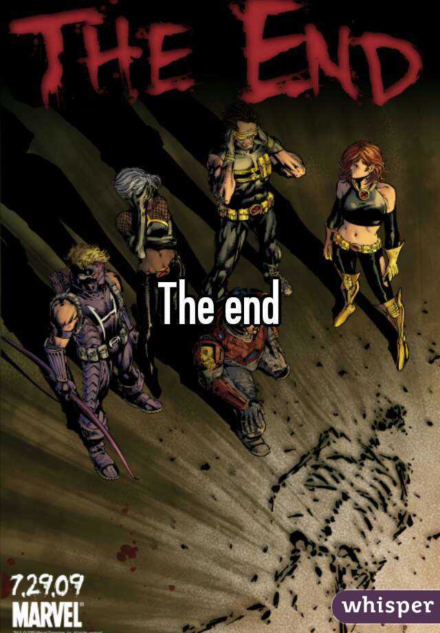 The end
