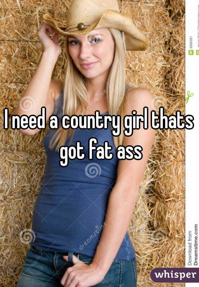 fat country girl