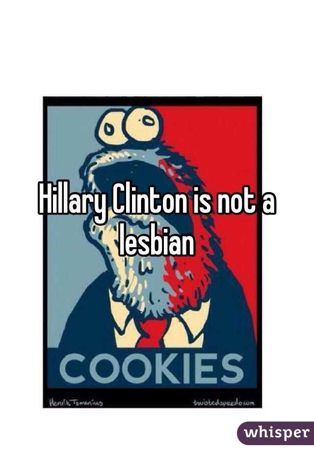 Hillary Clinton is not a lesbian
