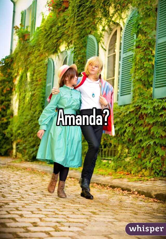 Amanda?