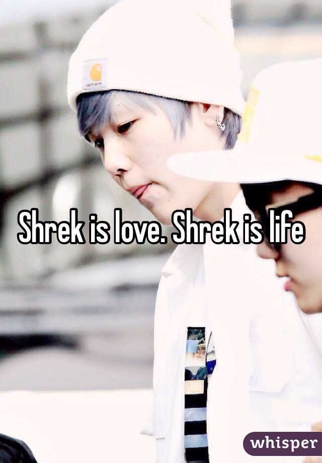 Shrek is love. Shrek is life