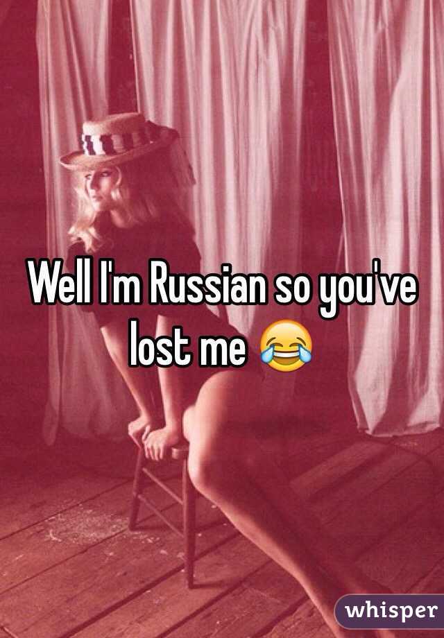 Well I'm Russian so you've lost me 😂