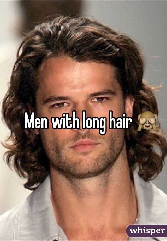 Men with long hair 🙈