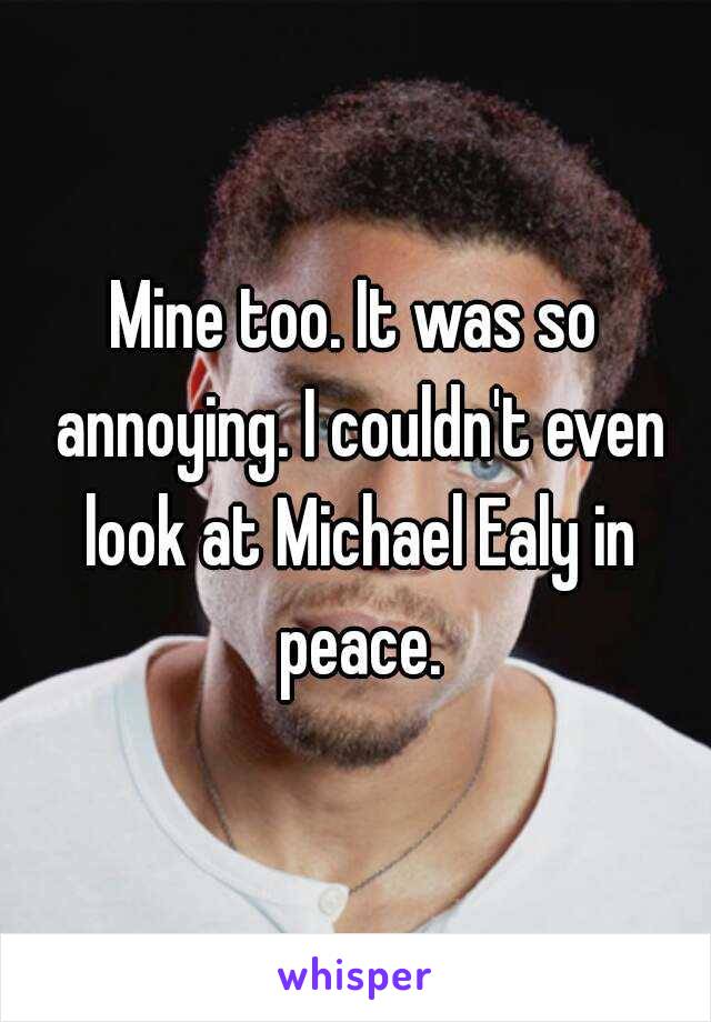 Mine too. It was so annoying. I couldn't even look at Michael Ealy in peace.
