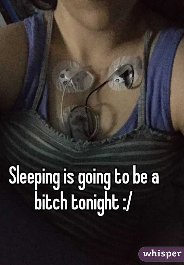 Sleeping is going to be a bitch tonight :/