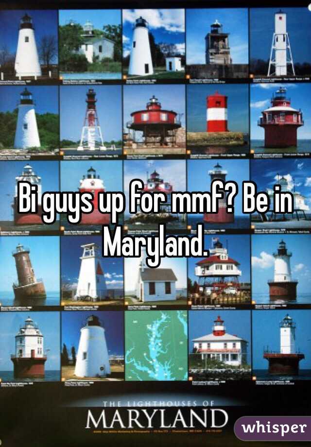 Bi guys up for mmf? Be in Maryland. 