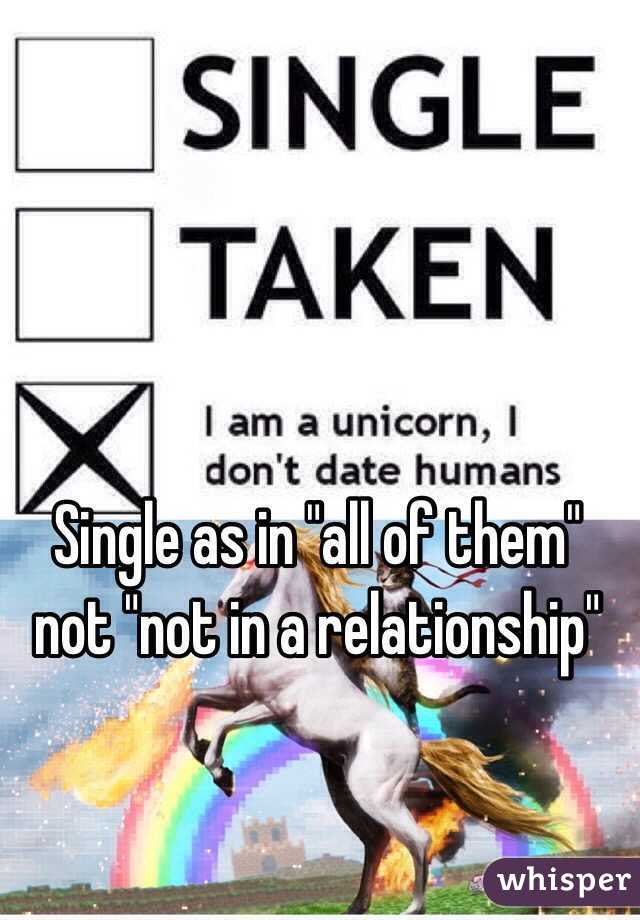 Single as in "all of them" not "not in a relationship"