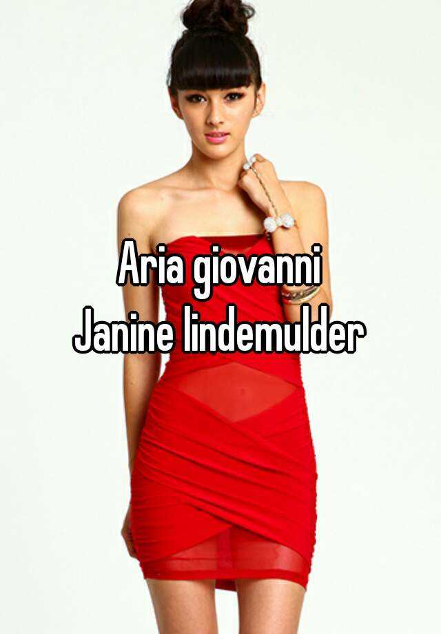 Aria Giovanni Janine Lindemulder 